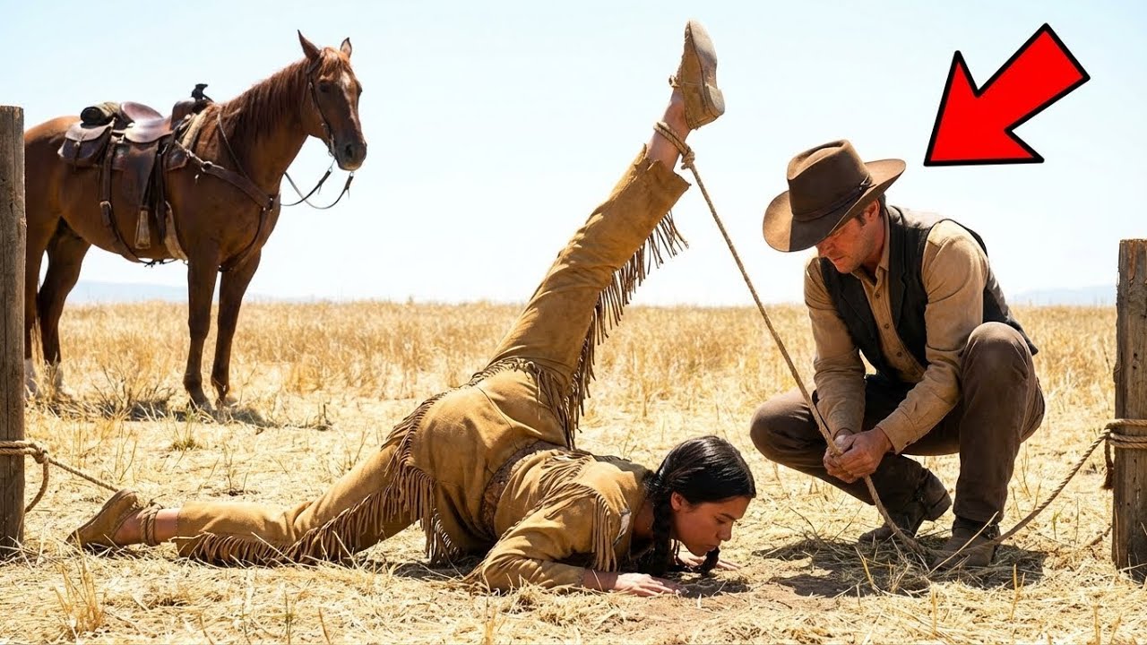 **Don’t… It Still Hurts There — The Giant Apache Woman Told the Lone Rancher | West Stories**