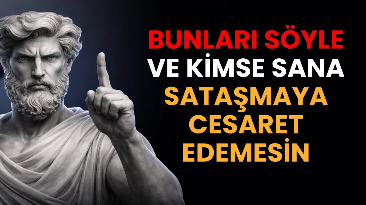 İNSANLARIN SAYGISINI ANINDA KAZANDIRAN 5 İFADE | Stoacı Sırlar | Stoacılık