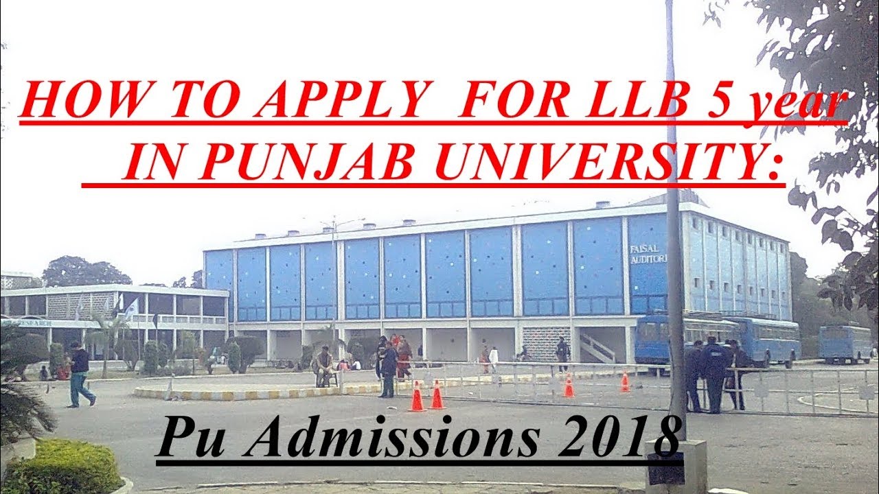 HOW TO APPLY  FOR LLB 5 year IN PUNJAB UNIVERSITY/PU Help Desk/PU Admissions 2020/ Pu LLB Admissions