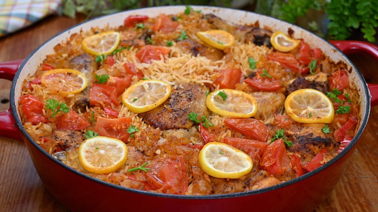 Готовим изумительный рецепт курицы с рисом просто 😋
