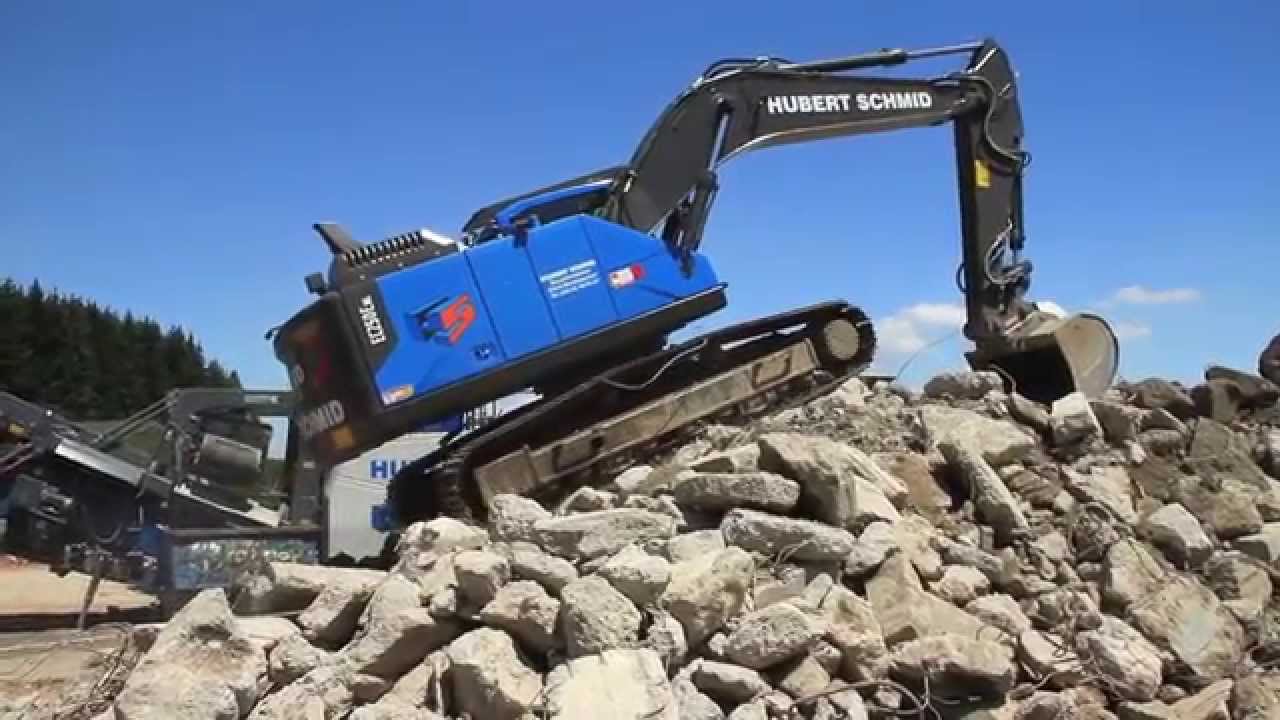Bauschuttbrechen bei HUBERT SCHMID