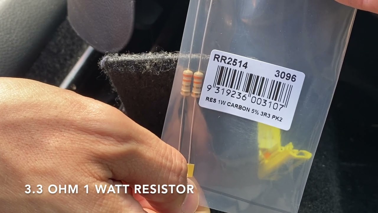 VW Golf MK5 Air bag Light Reset Delete Resistor MK5 01217,01218