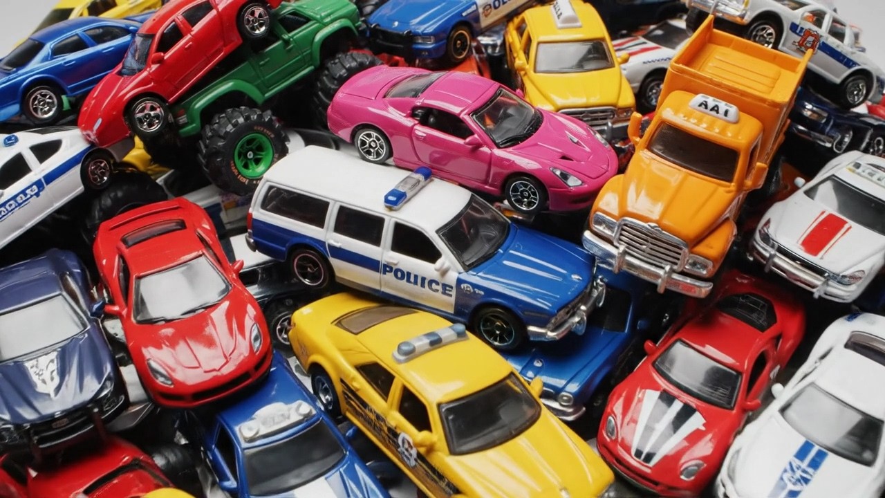 BOX FULL OF Diecast Cars - Toyota Corolla, Yaris, Nissan, Lamborghini, Rolls Royce, Tesla