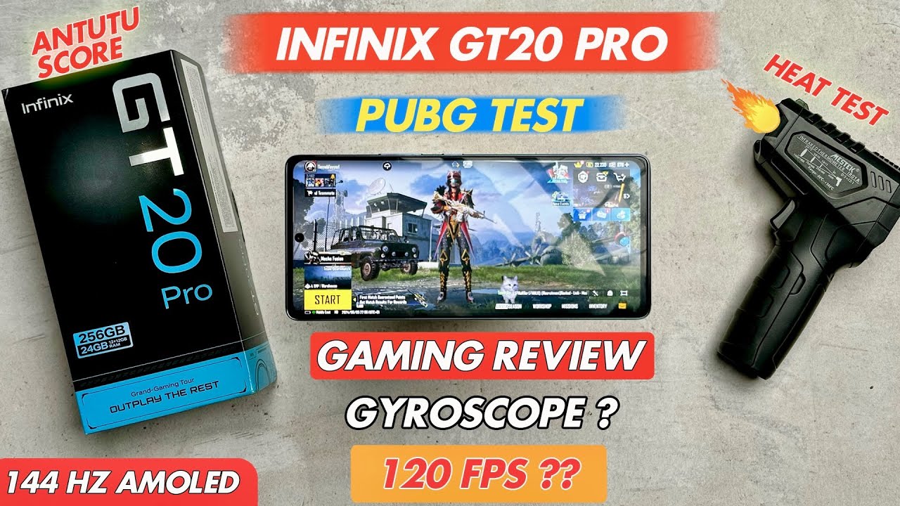 Infinix GT 20 Pro Pubg Test | FPS | Gaming Review | Heat Test | Antutu Benchmark | Price in Pakistan
