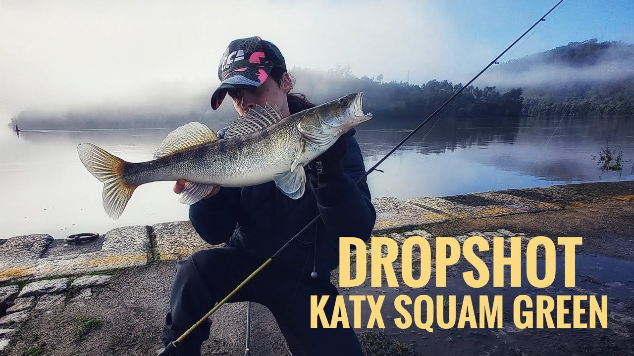 Se eu podia pescar sem a KATX SQUAM GREEN a DROPSHOT? Podia....mas não era a mesma coisa!