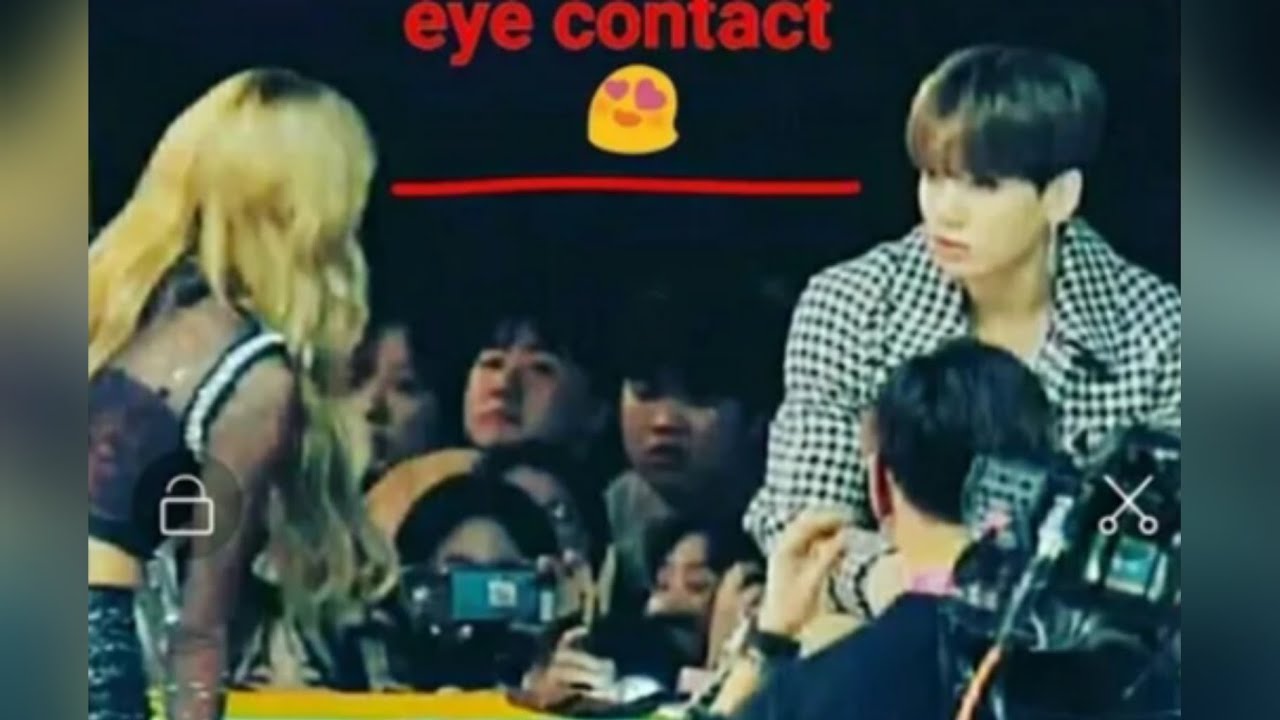BTS JUNGKOOK AND LISA MOMENT (리사 블랙핑크 및 정국) AT MMA 2018 (멜론 뮤직 어워드 2018)