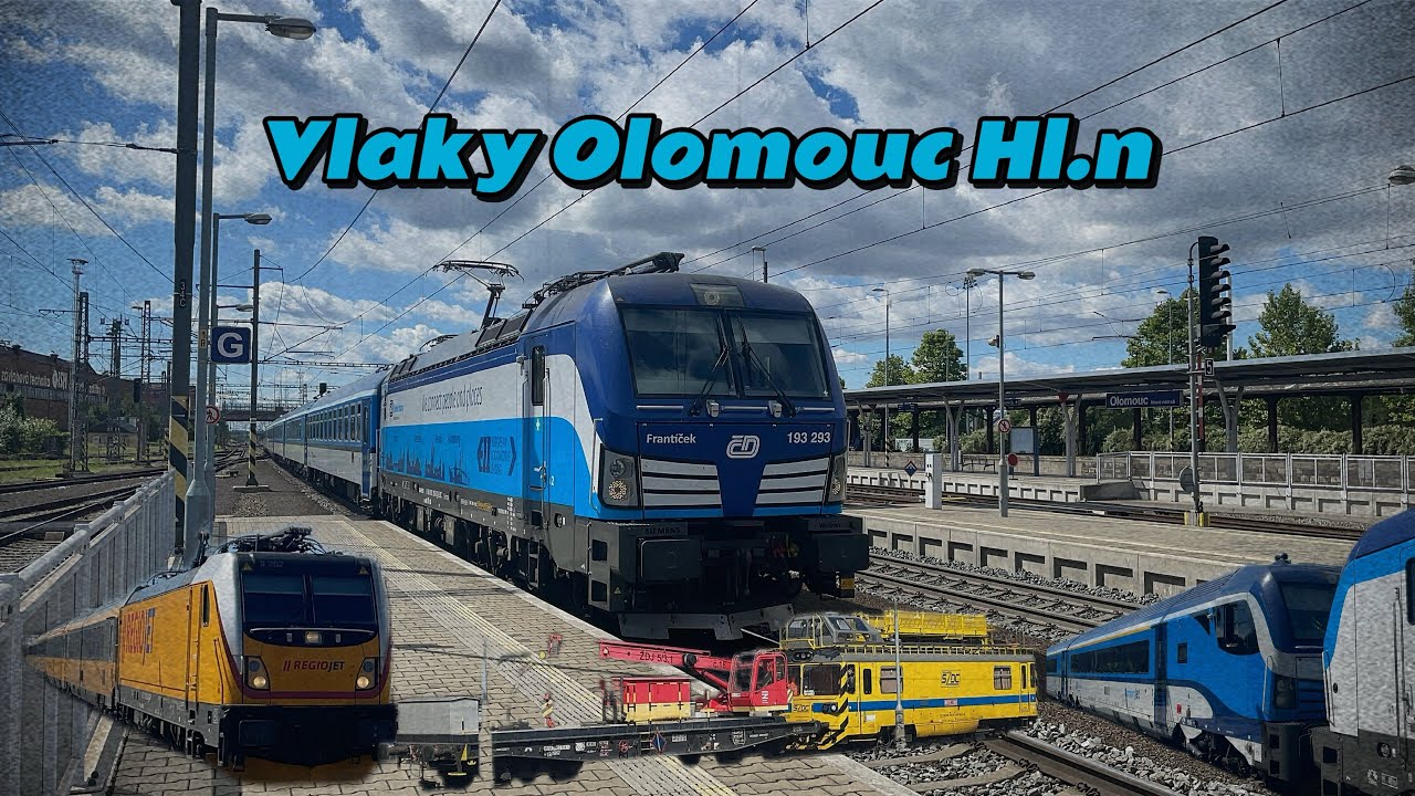 Vlaky Olomouc Hl.n 23.7.2025