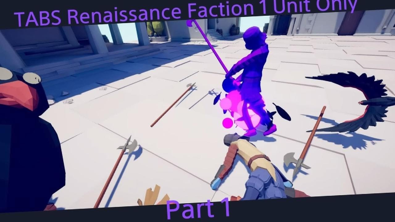TABS Renaissance Faction 1 Unit only