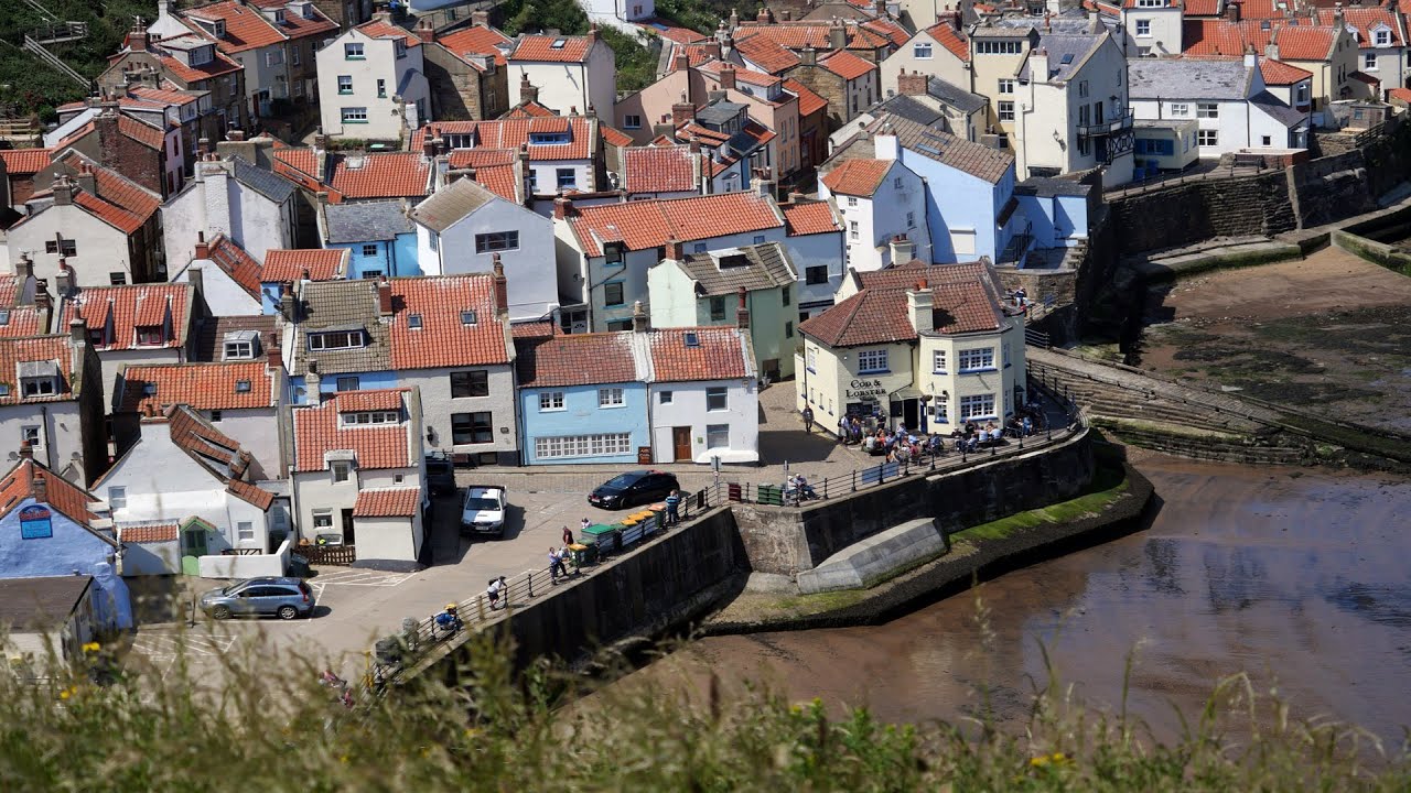 Staithes, Cow Bar, North Yorkshire, Staithes Harbour, with narration