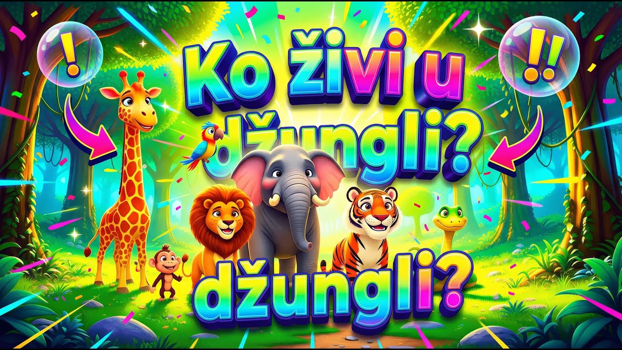 Ko Živi u Džungli 🌴🦁 2025  Balkan Kids