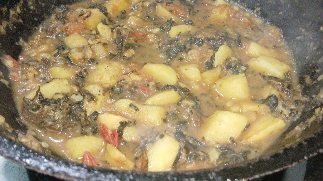 Gundruk ra Aaluko xito mitho tarkari banaune tarika/Nepali organic food/curry recipe/#gundruk 