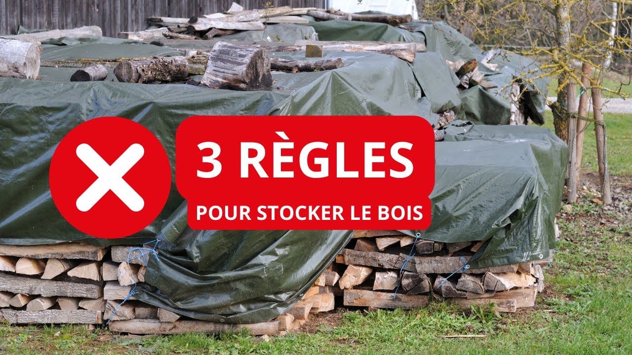 Comment stocker le bois de chauffage ? (3 règles)