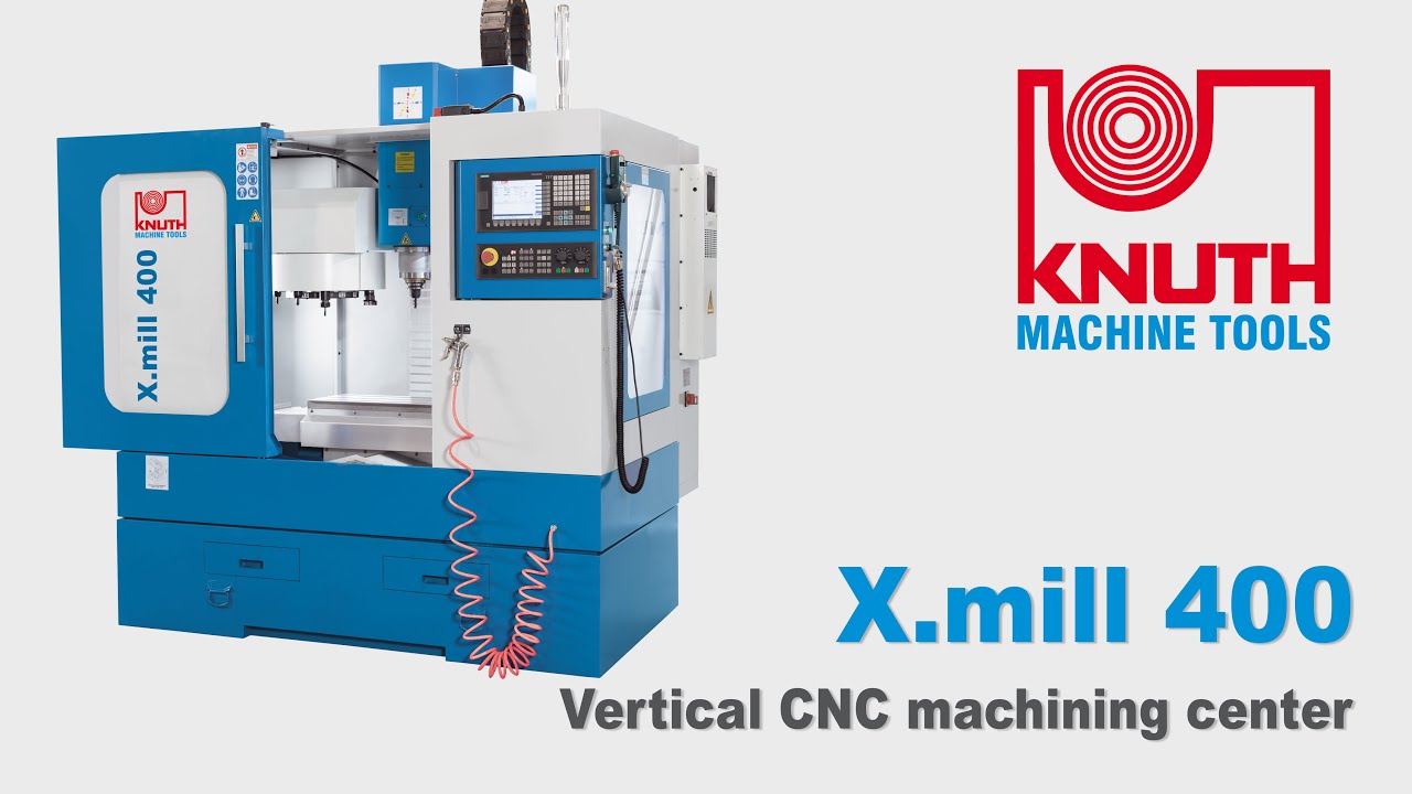 KNUTH X.mill 400 - Entry-level model for CNC milling, ideal for batch production and training