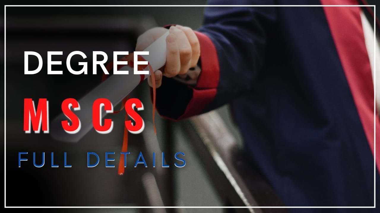 MSCS course full details in telugu  | About Bsc mscs | Mscs course full information in Telugu
