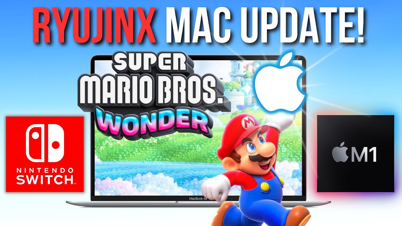 Эмуляция Switch на Mac стала ещё лучше! Super Mario Wonder на M1