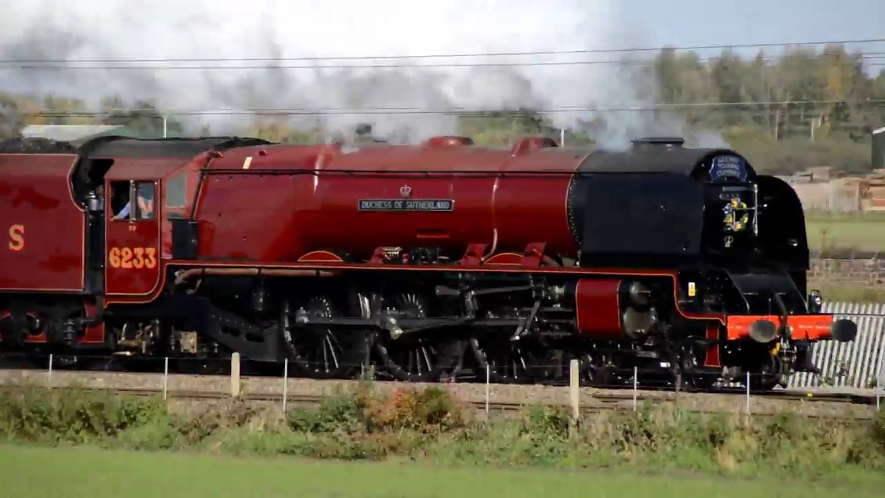 LMS Coronation 6233 Duchess of Sutherland East Lancs Gala and LE Movement 21/22 October 2018