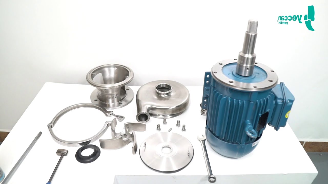 Bomba Centrifuga Sanitaria Serie YC218 - 328 /  Desensamble y ensamble