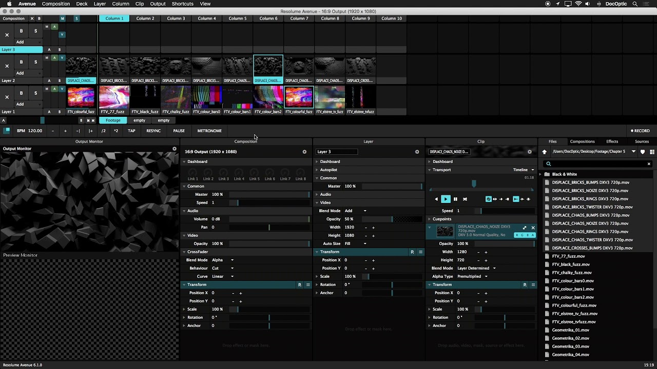 Resolume Video Training: 5.1 Preparing a Composition