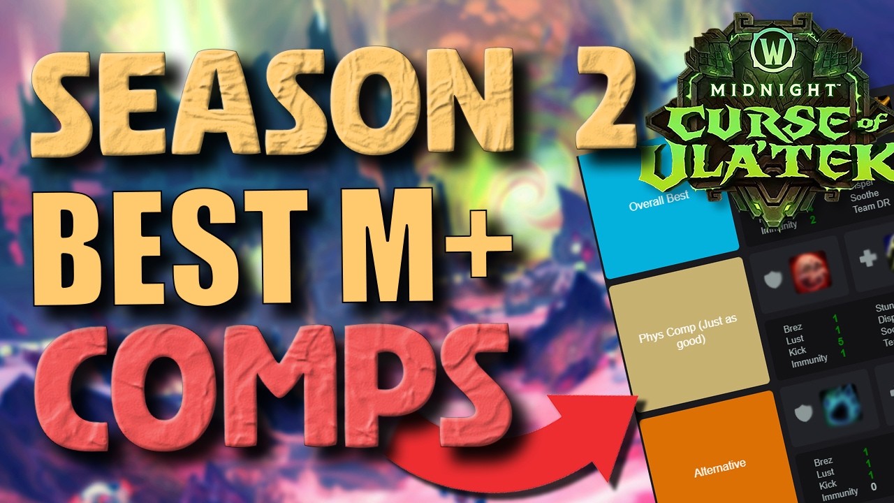 The BEST M+ Comps (Caster/Physical/Alternative) - Season 2 Midnight | Patch 12.1
