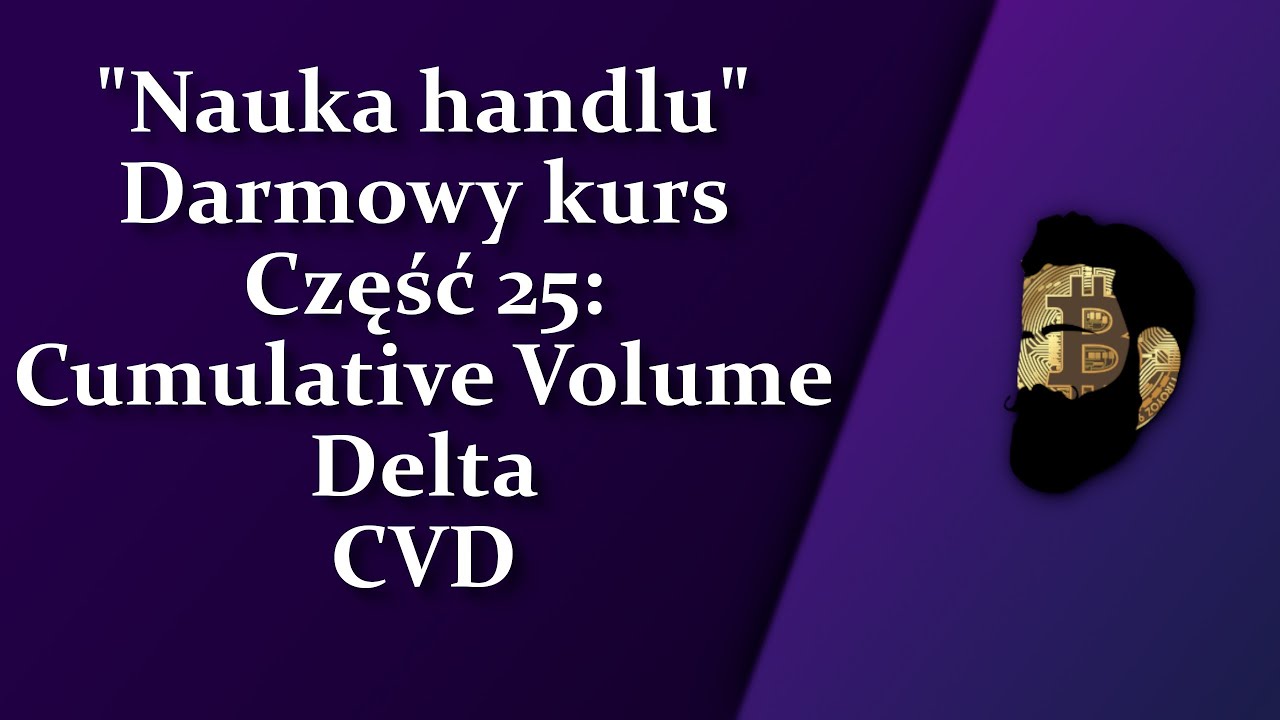 Nauka handlu - Część 25: CVD - Cumulative Volume Delta - Skumulowana delta wolumenu