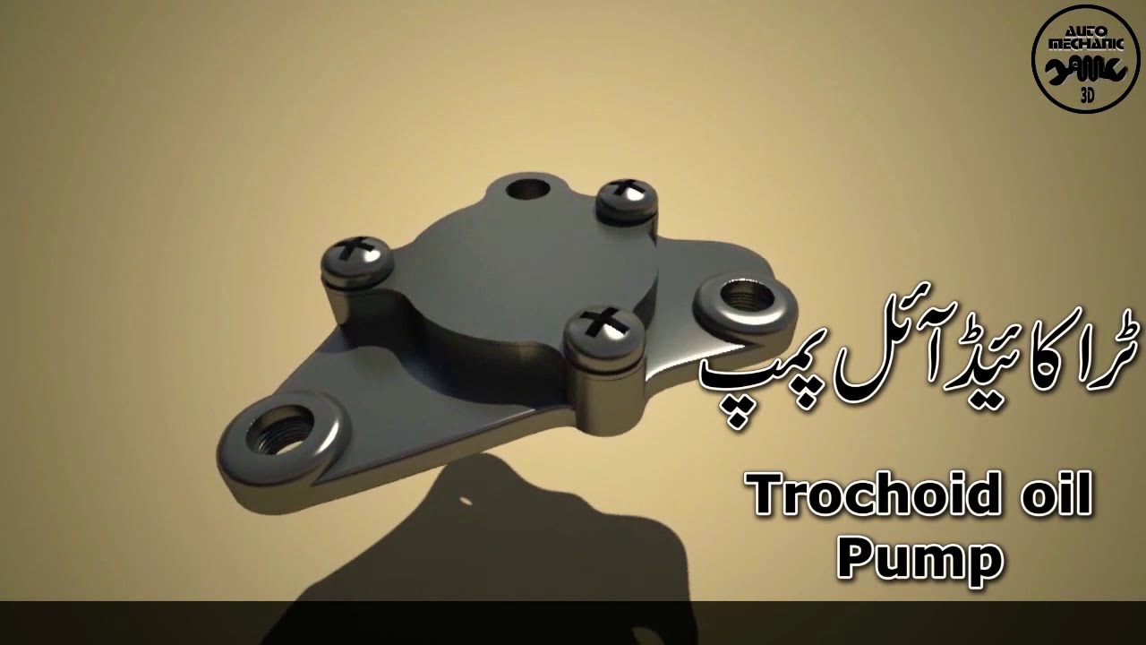 Trochoid pump 3D animation
