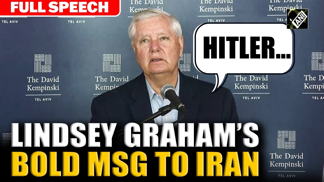 Full Speech: “Iran decision a matter of weeks” U.S. Senator Lindsey Graham compares Iran with Hitler