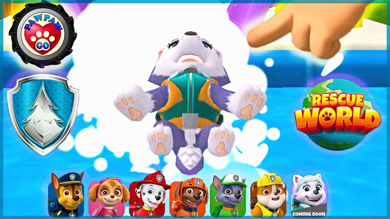 PAW Patrol Rescue World: Everest, Chase, Marshall Mission! +Winter Mighty Pups Nick Jr HD