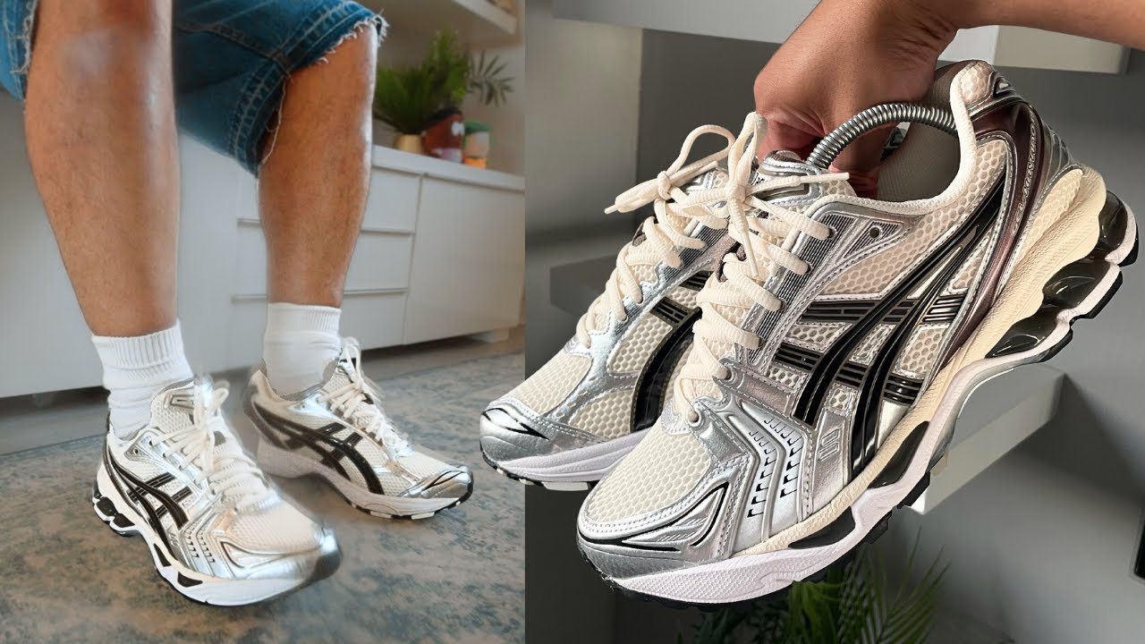 Asics Gel Kayano 14 Cream Black Metallic Plum / review & on feet