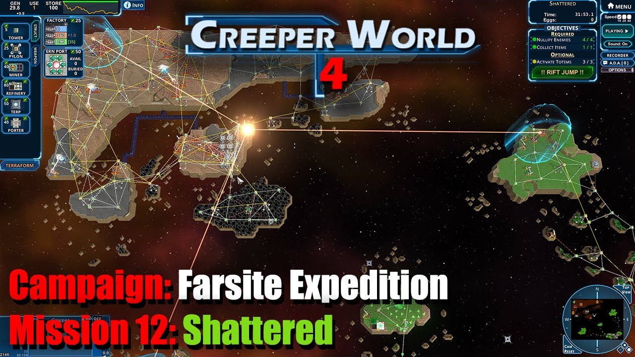 Creeper World 4 - Mission 12: Shattered - Campaign: Farsite Expedition