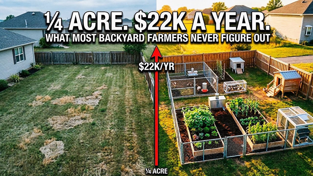 1/4 ACRE, $22K/YEAR: THE BACKYARD LIVESTOCK SECRET THEY WON&rsquo;T SHOW YOU