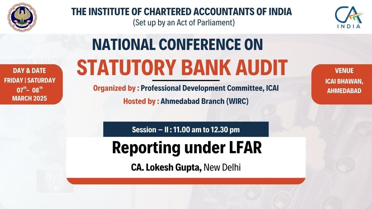 CA. Lokesh Gupta on Reporting under LFAR