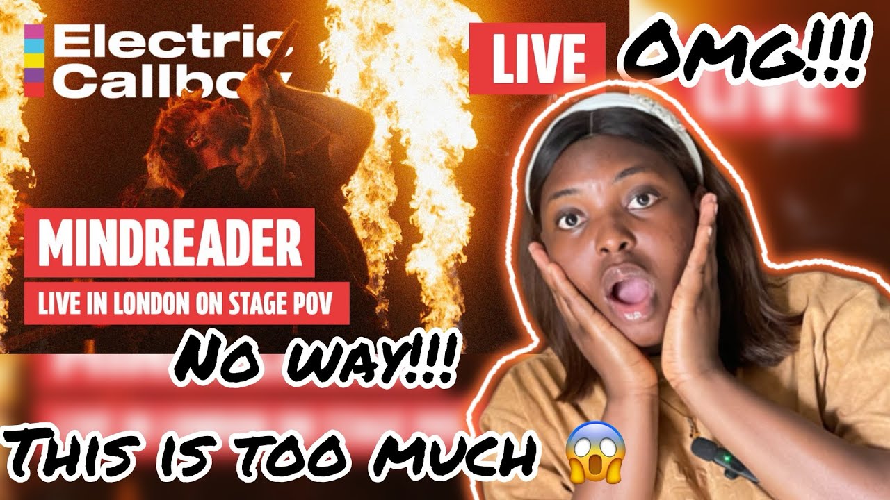 First time hearing/ Electric Callboy - MINDREADER live in LONDON - TANZNEID WORLD TOUR/ reaction