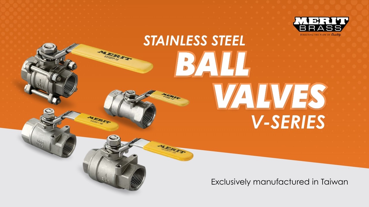 Taiwanese Stainless Steel Ball Valves: Lineup & Specs from Merit Brass
