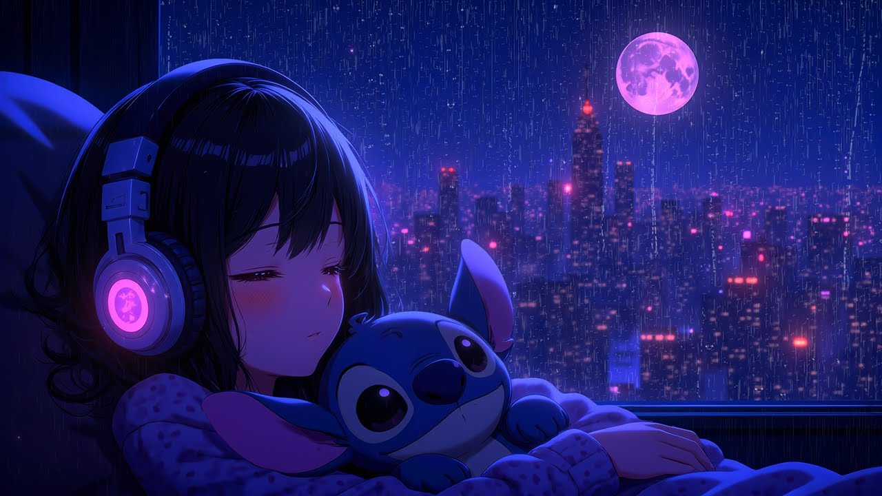 Fall Asleep Fast Guide 💤 Rain & Soothing Piano Deep Sleep Music for Bedtime Relaxation