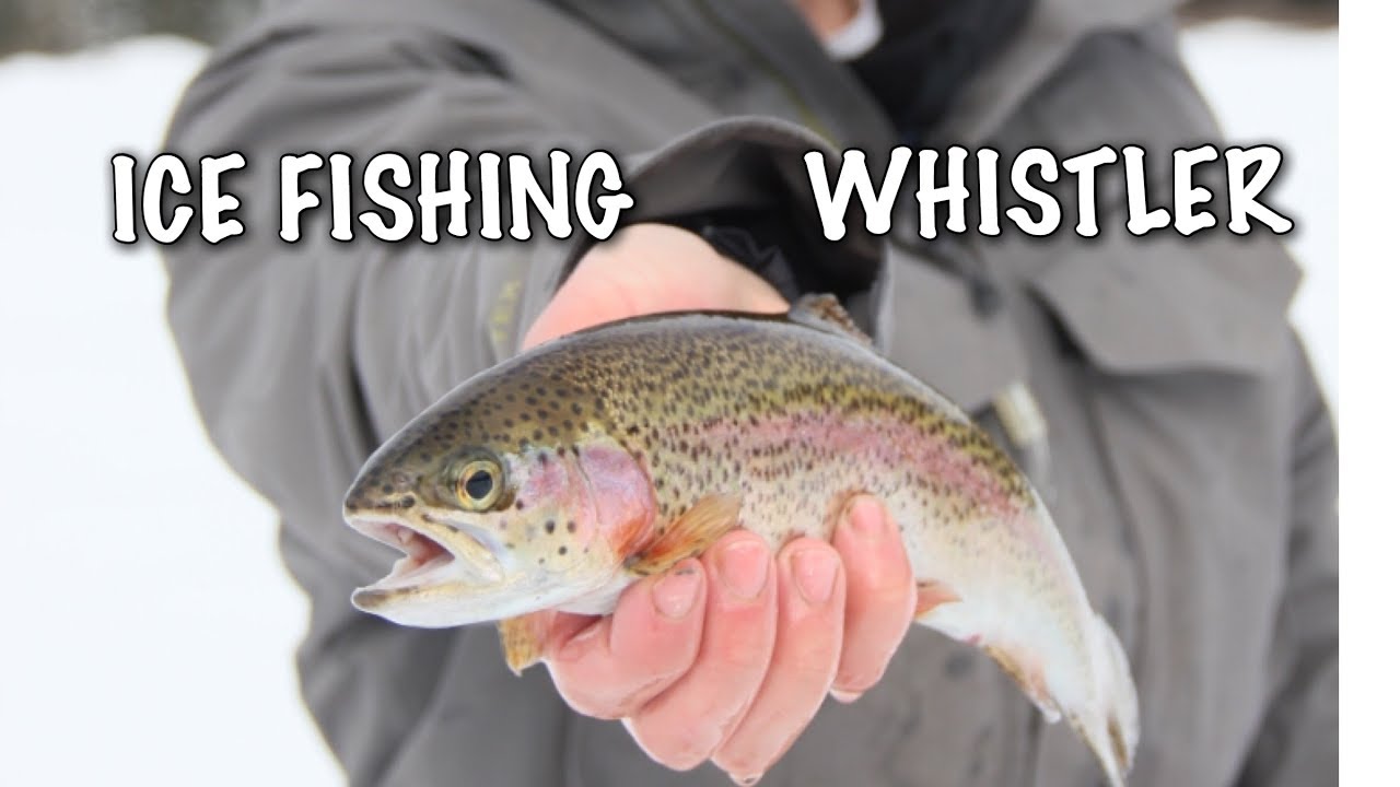 Guided ice fishing trips in Whistler, BC