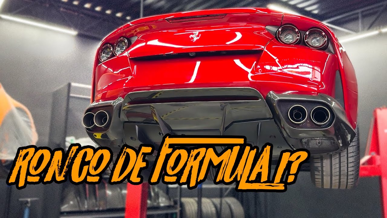 NOVO ESCAPAMENTO DE R$ 100 MIL REAIS NA FERRARI 812 GTS!!🔥 SECRET WEAPON