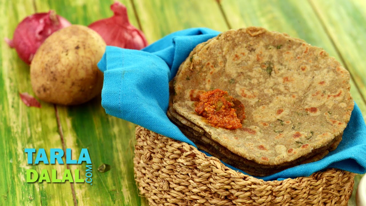 Bajra Aloo ki Roti by Tarla Dalal