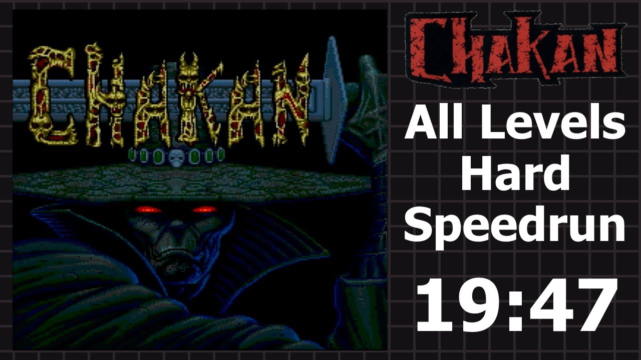 Chakan the Forever Man Speedrun - All Levels Hard - 19:47