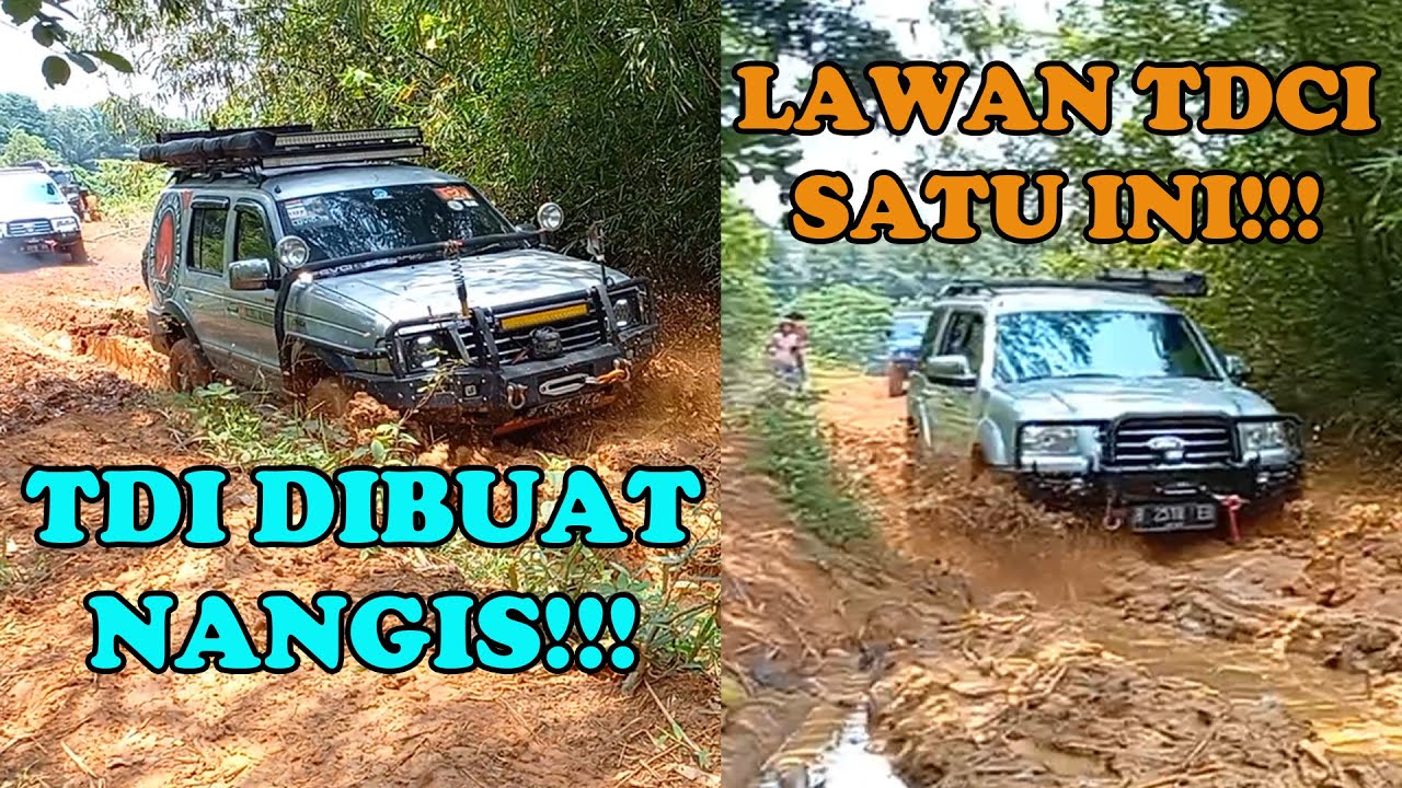 MOMENT LANGKA !!! TDCI BISA MENGALAHKAN TDI TRACK OFFROAD || FORD EVEREST 4X4