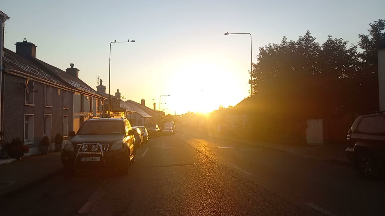 Cycling through Watergrasshill, Co. Cork
