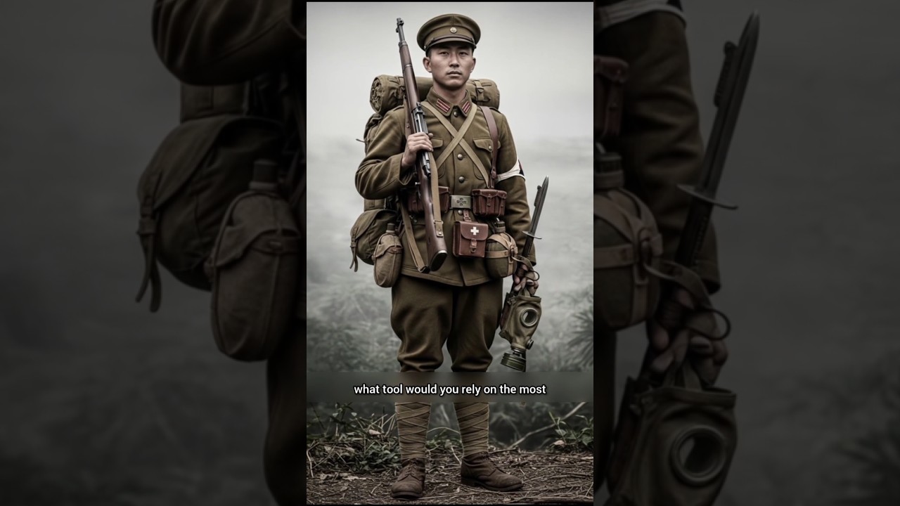WWII Japnese Solider Gear - Weapons, Ammo & Survival Kit Explained ! #ww2 #wwiihistory