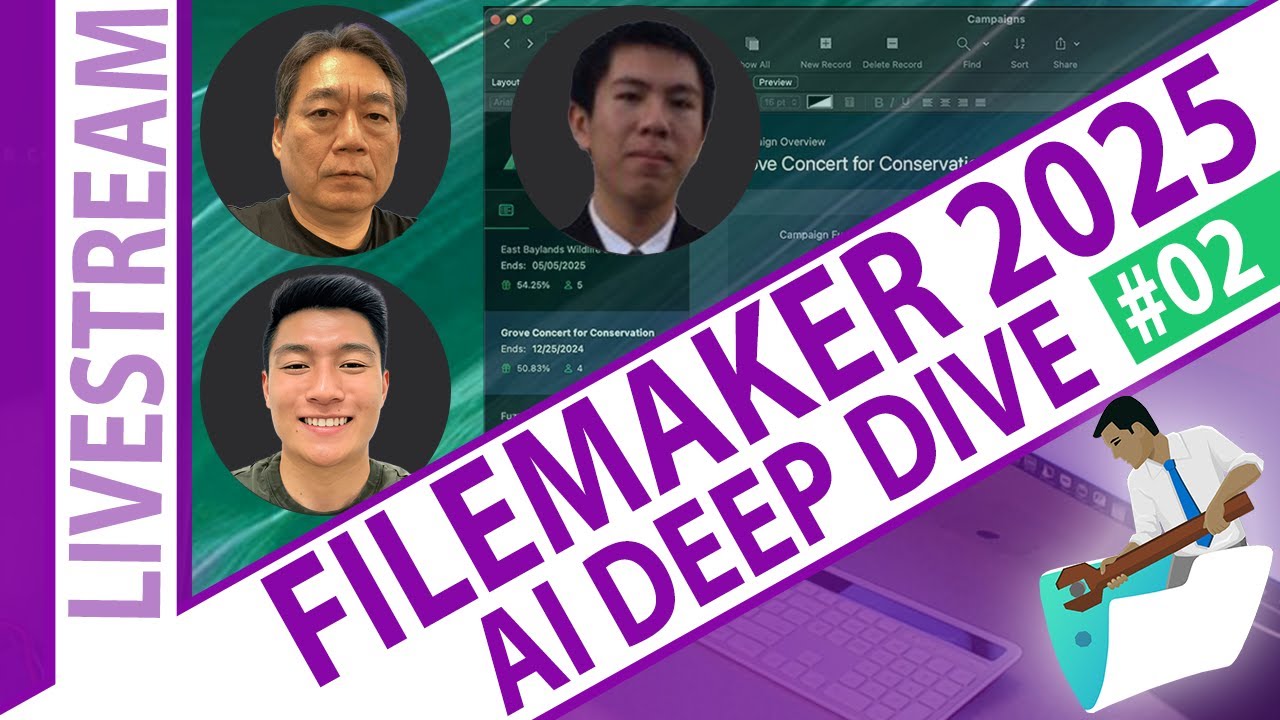 Claris Corner: FileMaker 2025 Deep Dive on AI in FM with Claris Engineering - Day 2