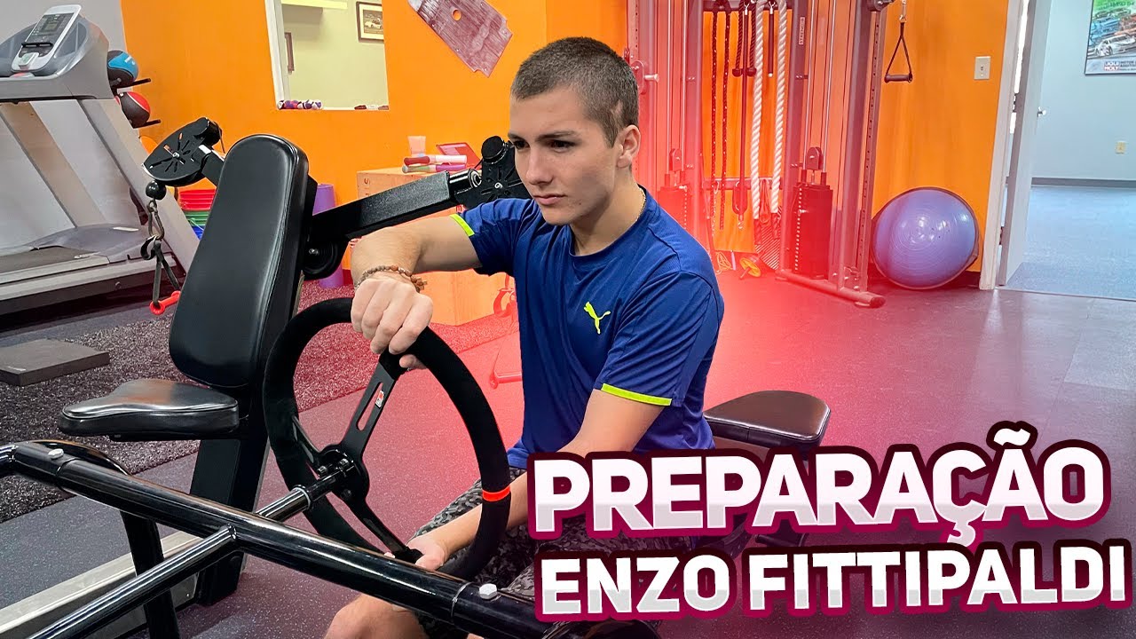 A PREPARAÇÃO de ENZO FITTIPALDI para a temporada 2022!