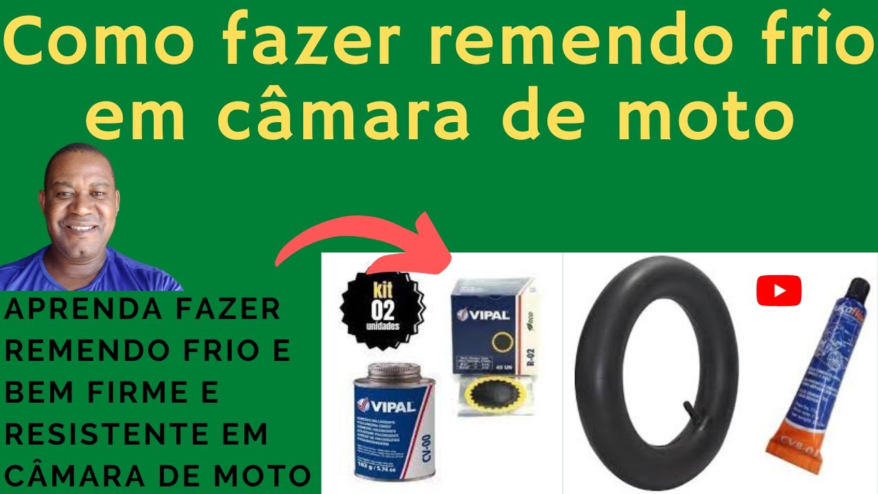 Remendo frio em câmara de moto- como fazer remendo frio e bem resistente em câmara de moto