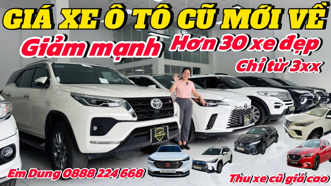 Giá xe ô tô cũ giảm mạnh mới nhất 22/3 toàn xe đẹp đi ít|Thu mua xe oto cũ Tphcm