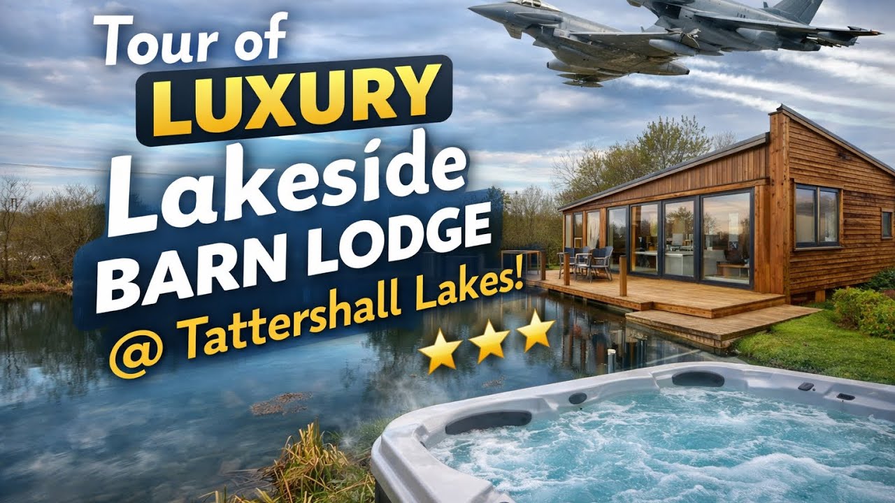 Inside a Luxury Lakeside Barn Lodge | Tattershall Lakes Retreat