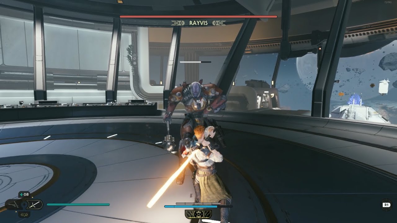 Beating Rayvis w/ Only Crossguard Stance JGM | Star Wars Jedi: Survivor