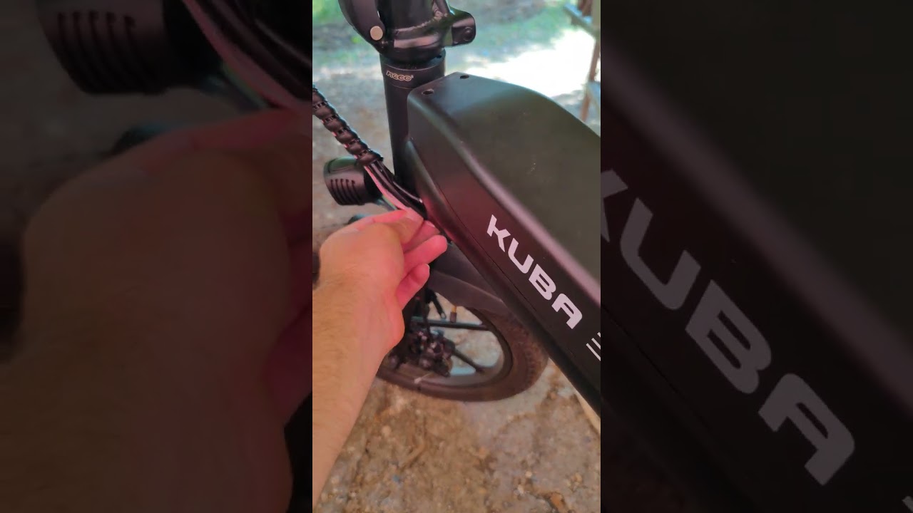 Kuba S15 elektrikli bisiklet el gazı montajı