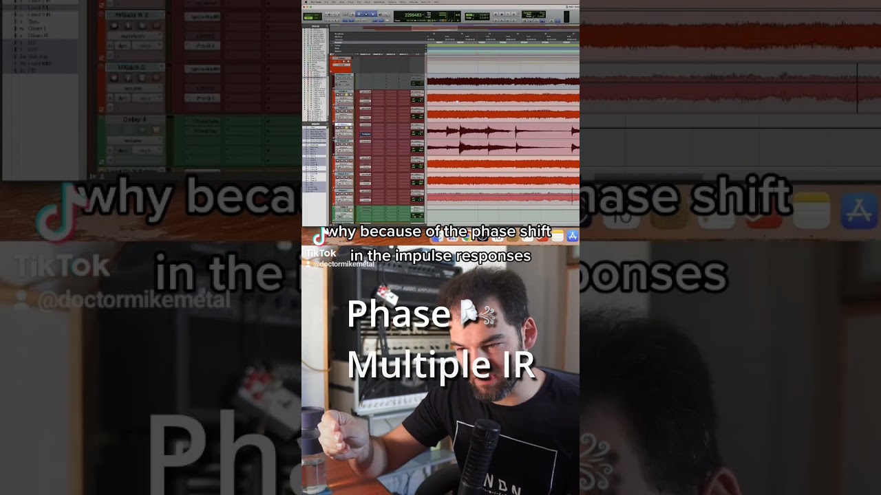 Fix phase shift when #mixing multiple #guitar layers, #amps #metalcore #metal #guitarist #shorts