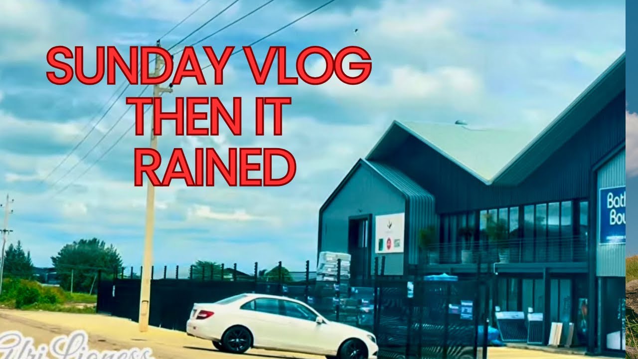 Sunday Drive Through Pomona Business Hub | Rainstorm & Relaxing Road Sounds